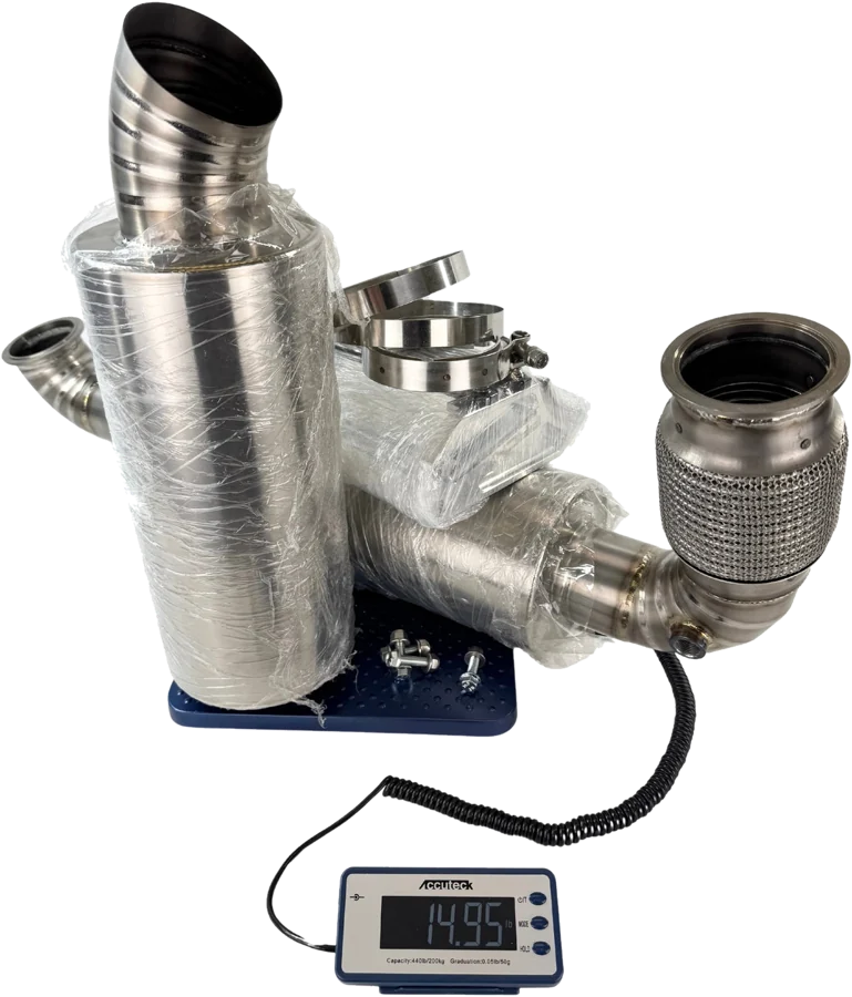 Packard Performance 3" Titanium Turbo Back Exhaust (Dual Muffler) for Can-Am X3