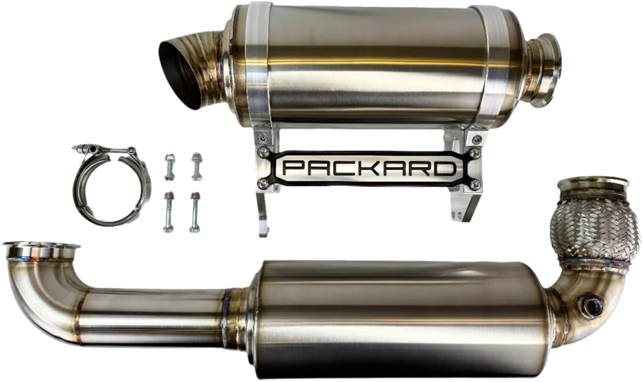 Packard Performance 3" Turbo Back Exhaust (Dual Muffler) for Can-Am X3