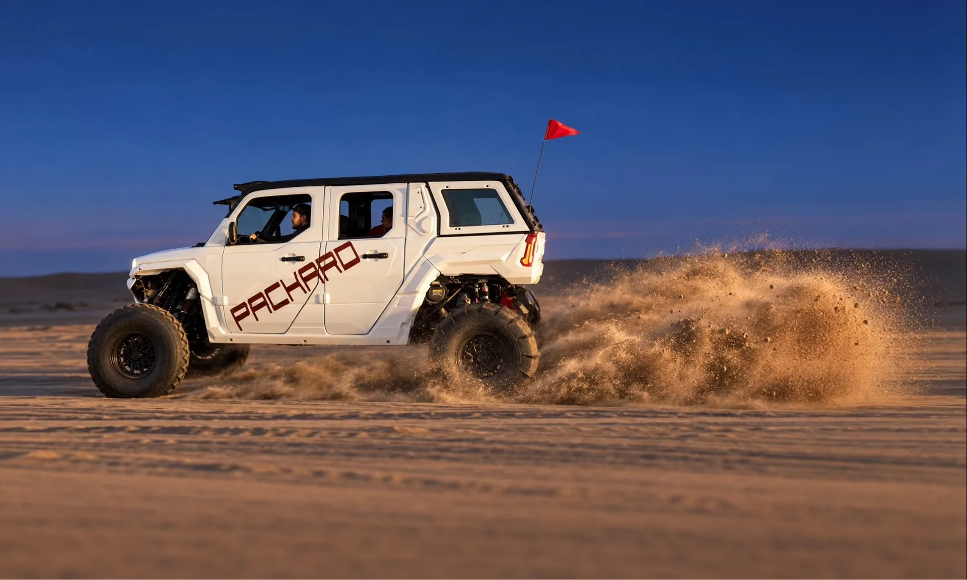 Packard-built Polaris Xpedition on the dunes